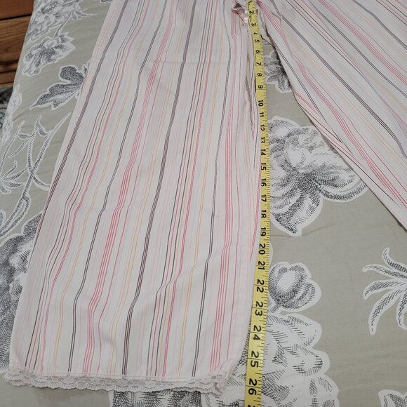 Vintage Calvin Klein Drawstring Waist 100% Cotton Pajama Bottoms Size Medium EUC - Picture 6 of 7